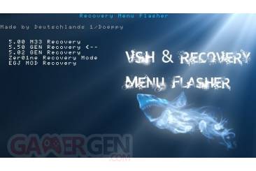 VSH and Recovery Menu Flasher003