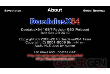 Daedalusx64 rev 580 004