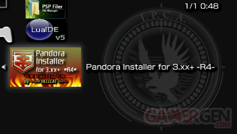 Pandora Installer R4 - xmb icône