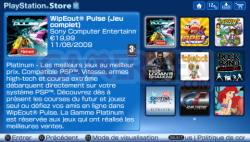 mise à jour playstation store