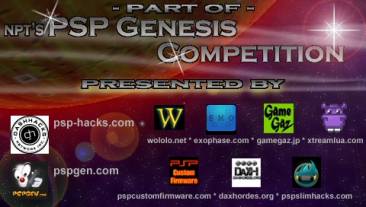 PSP genesis competition splashscreen